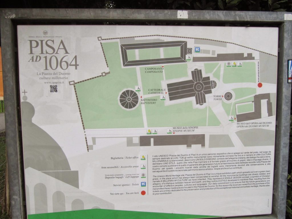 The map of the complex.